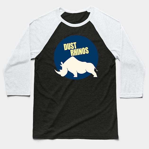 Dust Rhinos Blue Moon Baseball T-Shirt by Dust Rhinos Swag Store